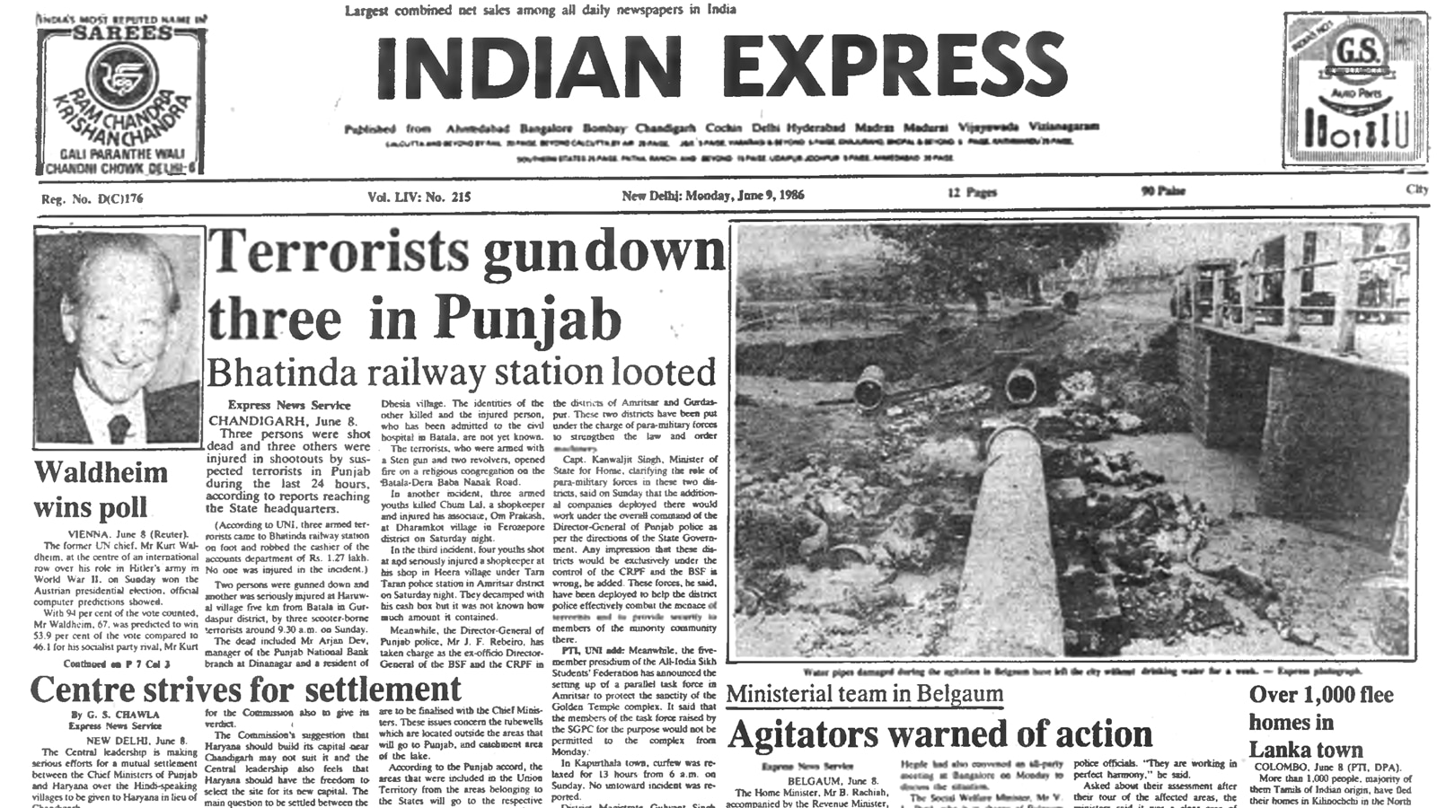 June 1986: A Nation in Flux Amidst Violence and Unrest