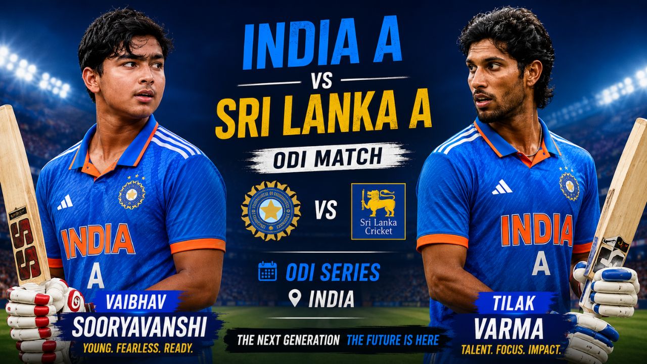 Tilak Varma’s India A Opts to Bat in Dambulla Tri-Series Opener